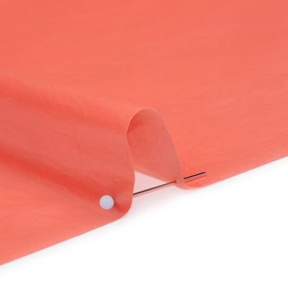 Faux Tyvek - Coral - Greta Collection