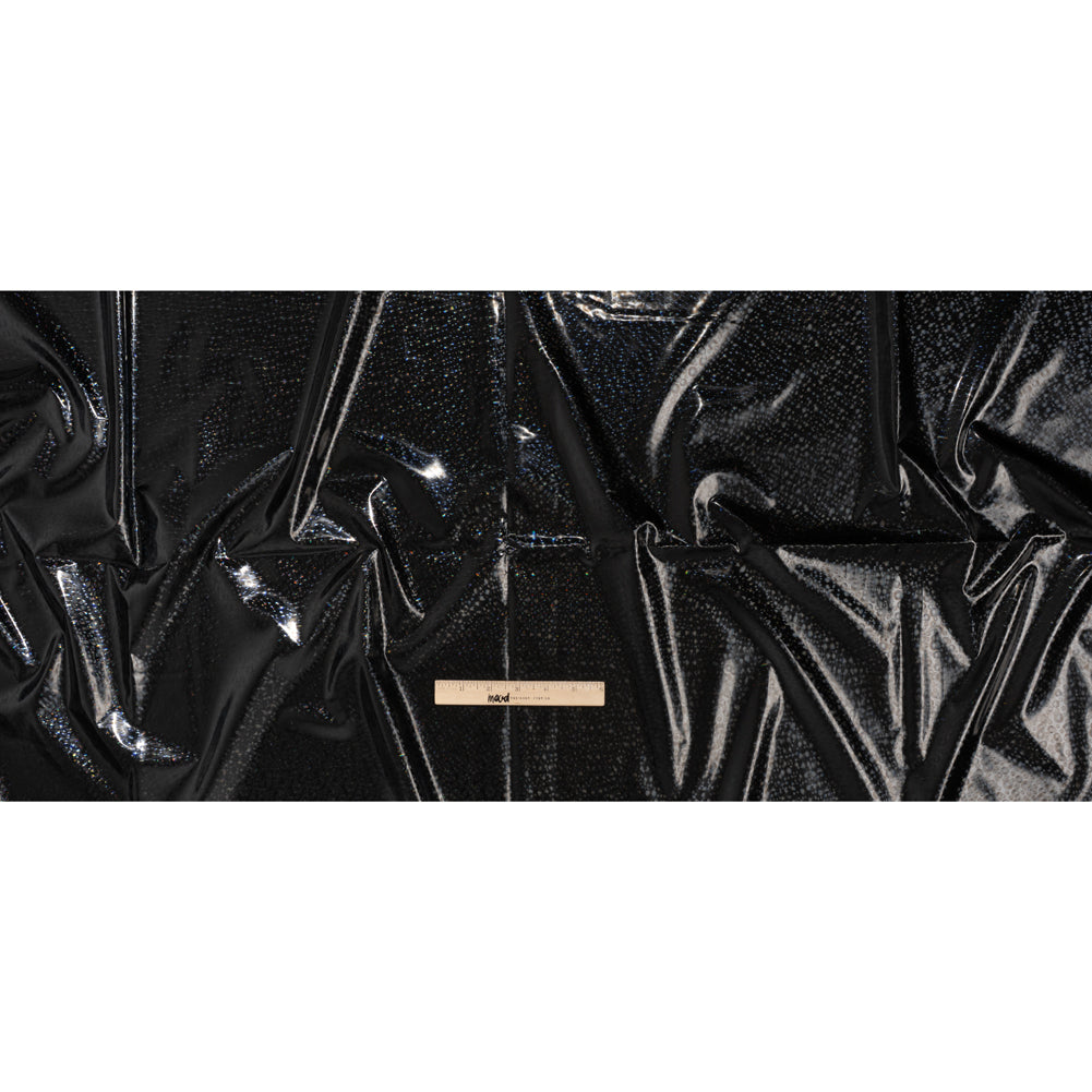 3D Holographic Vinyl - Black Bubble Dots - Lynn Collection - Full