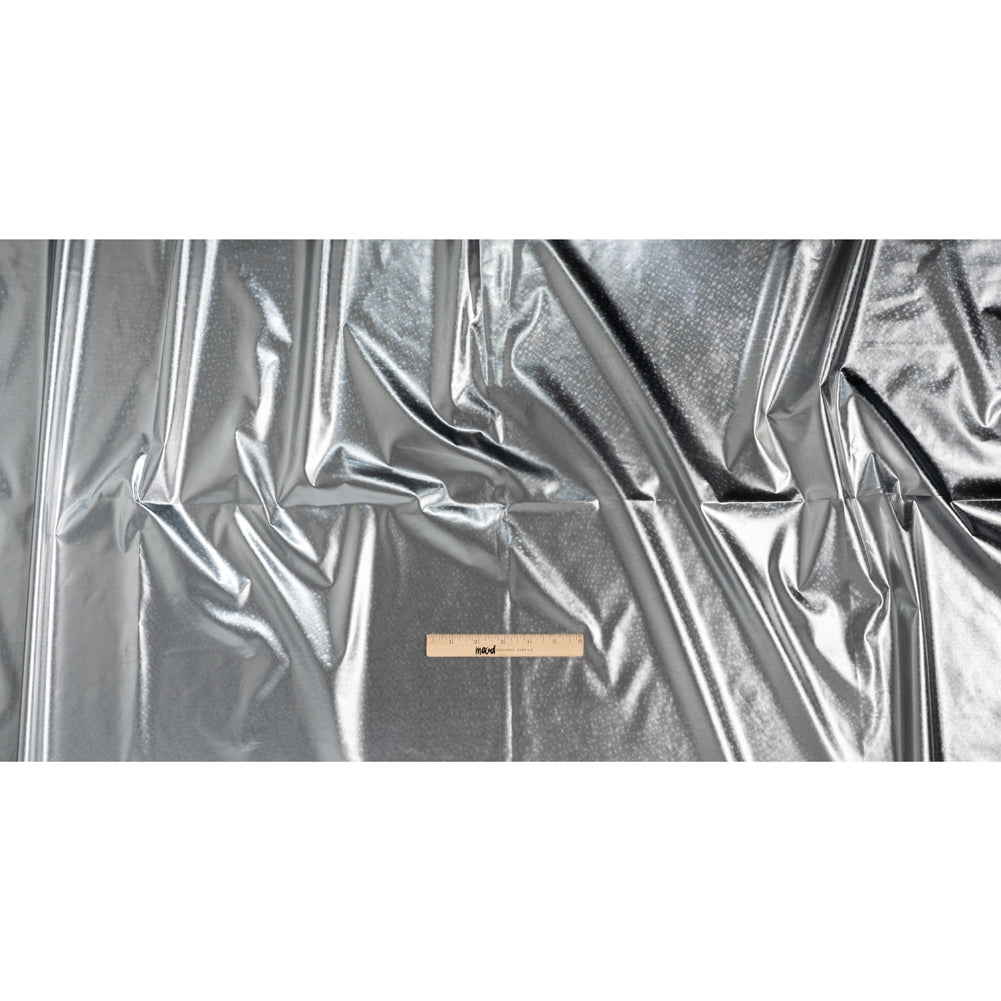 3D Holographic Vinyl - Silver Bubble Dots - Lynn Collection - Full