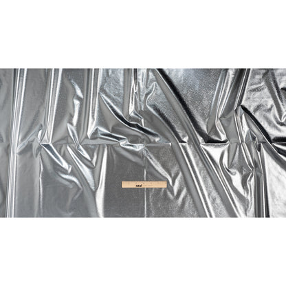 3D Holographic Vinyl - Silver Bubble Dots - Lynn Collection