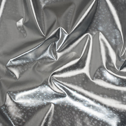 3D Holographic Vinyl - Silver Bubble Dots - Lynn Collection
