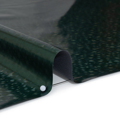 3D Holographic Vinyl - Forest Green Bubble Dots - Lynn Collection