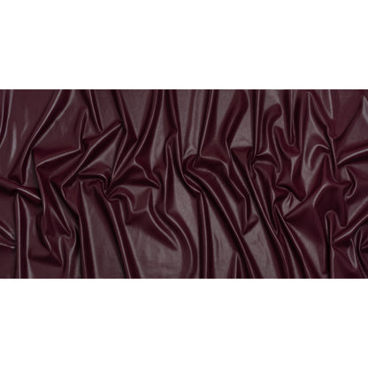 Buttery Faux Leather with Brushed Suede-like Backing - Burgundy - Veronica Collection