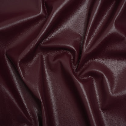 Buttery Faux Leather with Brushed Suede-like Backing - Burgundy - Veronica Collection