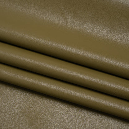 Buttery Faux Leather with Brushed Suede-like Backing - Olive - Veronica Collection