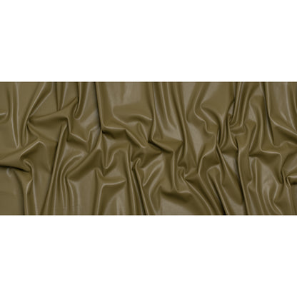 Buttery Faux Leather with Brushed Suede-like Backing - Olive - Veronica Collection