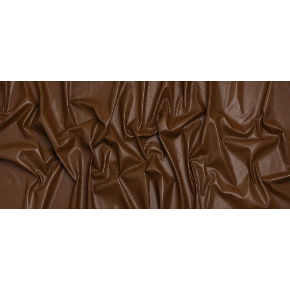 Buttery Faux Leather with Brushed Suede-like Backing - Brown - Veronica Collection