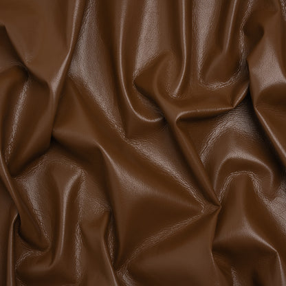 Buttery Faux Leather with Brushed Suede-like Backing - Brown - Veronica Collection