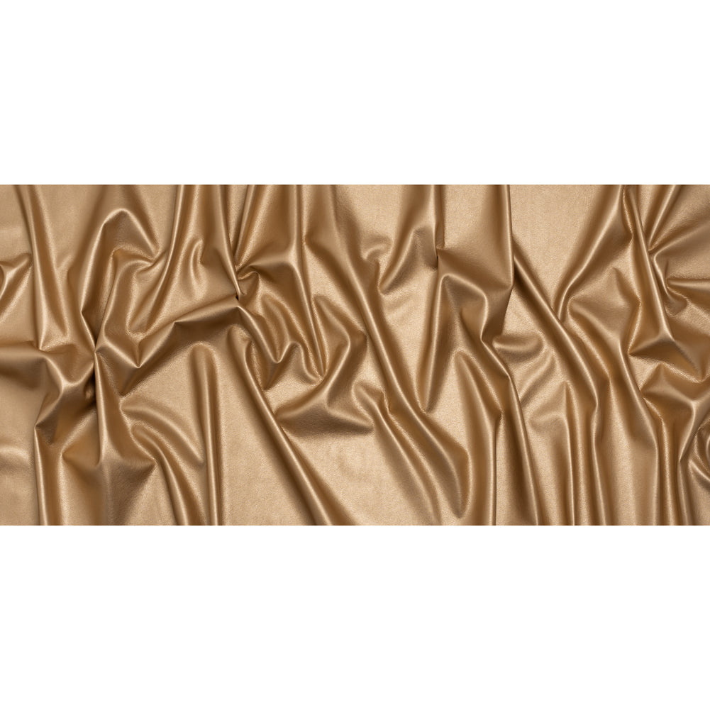 Buttery Faux Leather with Brushed Suede-like Backing - Gold - Veronica Collection