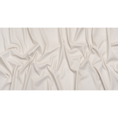 Buttery Faux Leather with Brushed Suede-like Backing - Bone White - Veronica Collection
