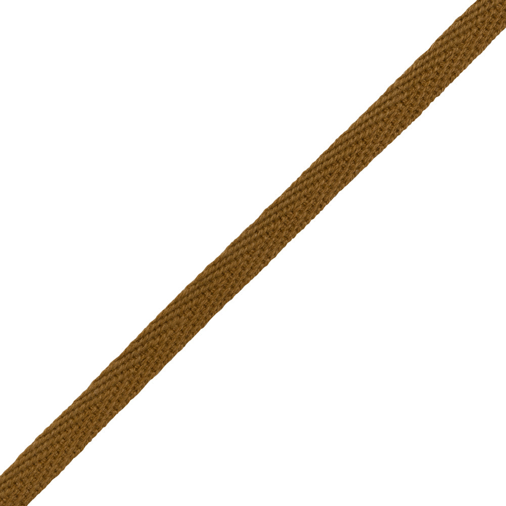 Cotton Twill Tape - 0.25" - Gold - Folded