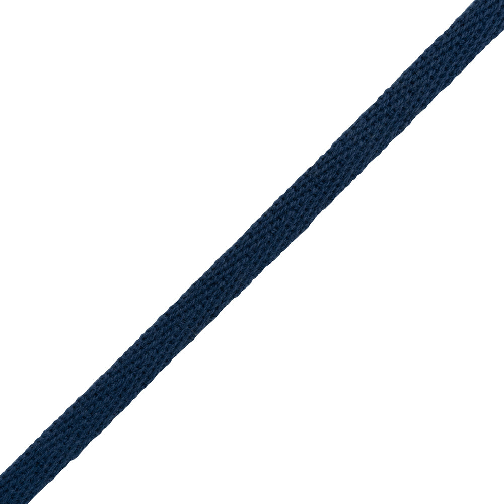 Cotton Twill Tape - 0.25" - Navy - Folded