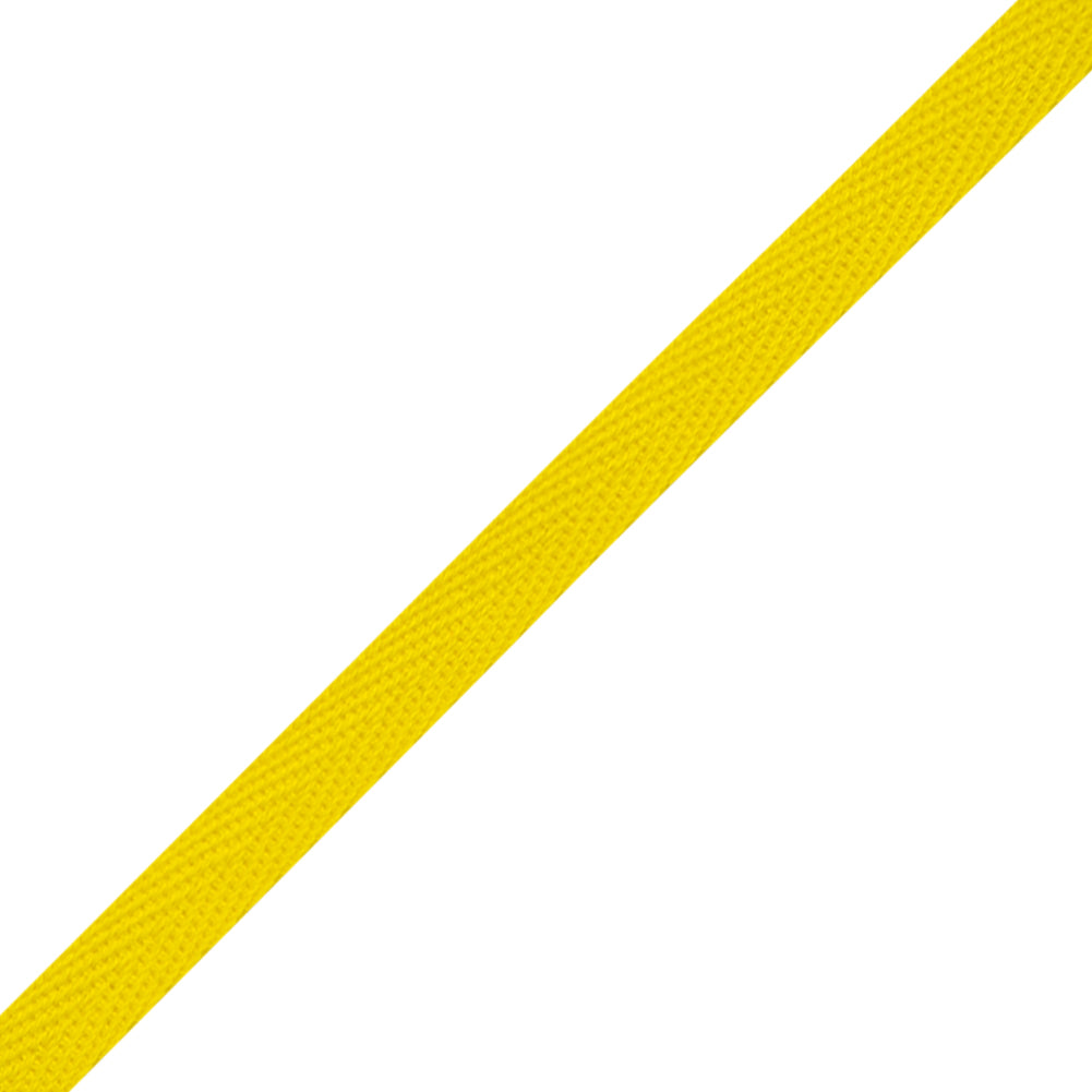 Cotton Twill Tape - 0.375" - Yellow - Folded