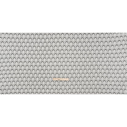 Cotton Crochet Lace - Off White Dots in Ovals - Designer Deadstock