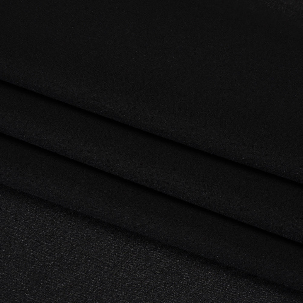 Polyester Georgette - Black - Deadstock