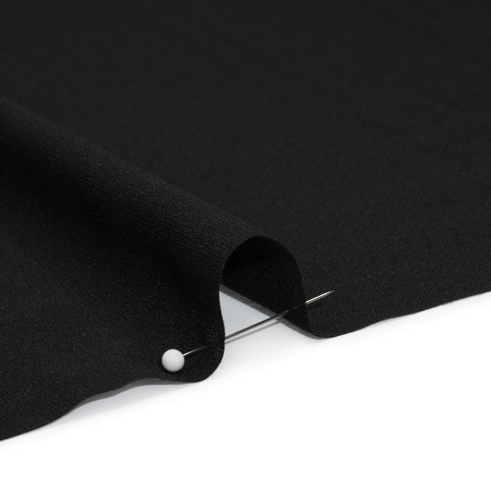 Polyester Georgette - Black - Deadstock