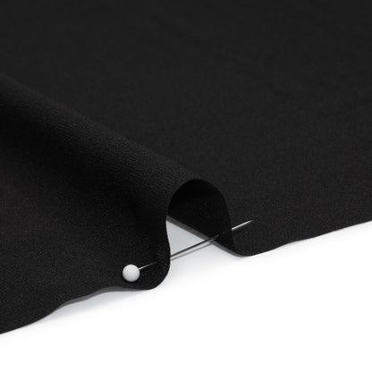 Polyester Georgette - Black - Deadstock