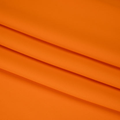 Drapey Polyester Woven - Orange - Deadstock