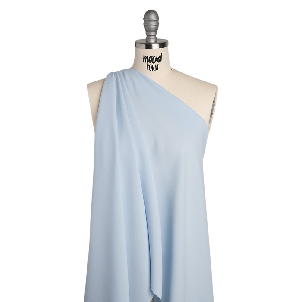 Polyester Crepe - Blue Mist - Deadstock