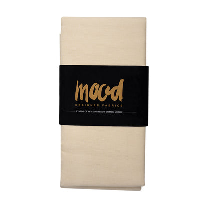 Lightweight Cotton Muslin 5-yard Bundle - Natural 48"
