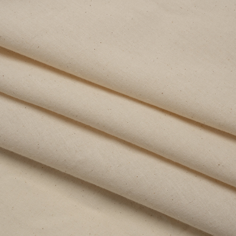 Heavy Cotton Muslin 5-yard Bundle - Pristine Beige 50"