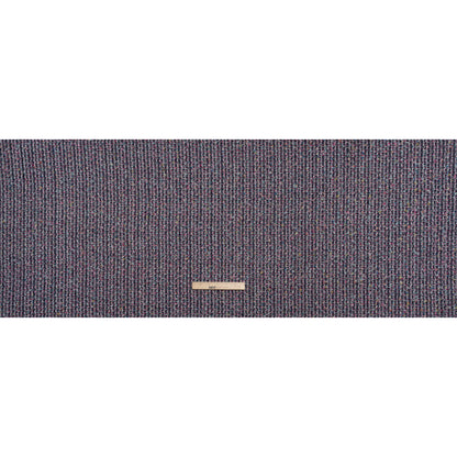 Wool Blend Novelty Tweed - Pink, Navy and White Stripes - Deadstock