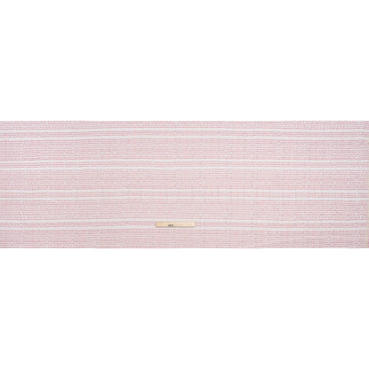 Metallic Tactile Tweed - Iridescent Rainbow, White and Pink Plaid - Deadstock