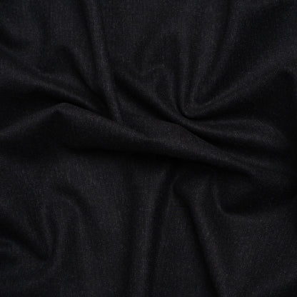 Super 130 Cashmere Suiting Made in Italy - Charcoal and Navy Mottled - Deadstock