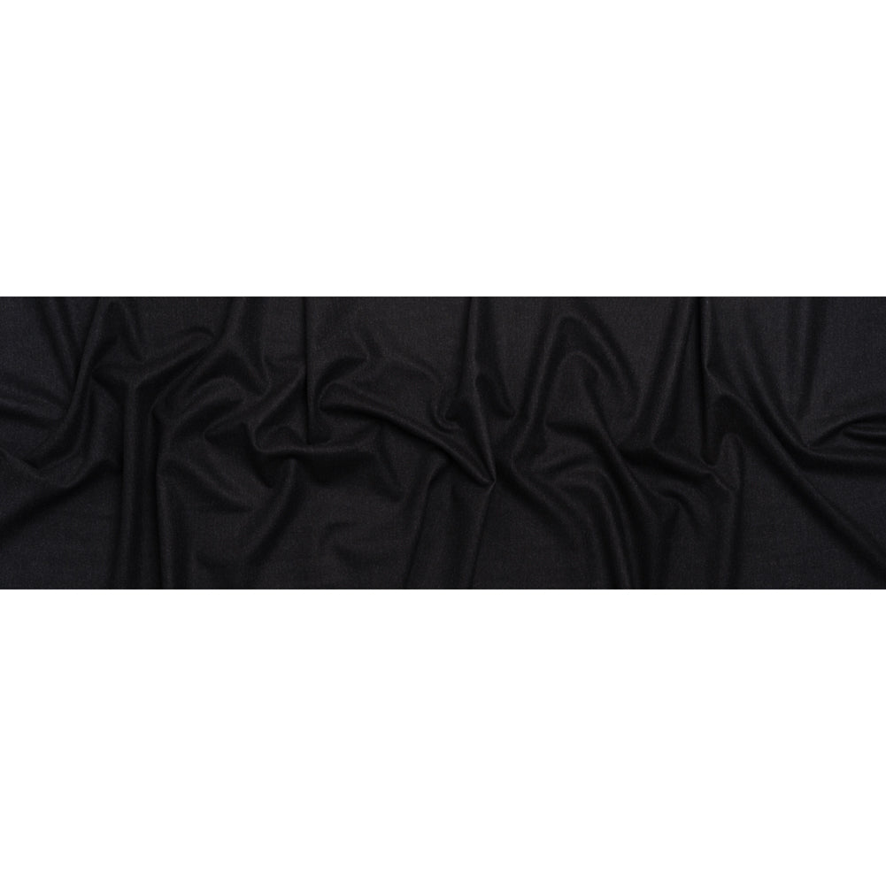 Super 130 Wool Suiting Made in Italy - Black and Navy Heathered - Deadstock