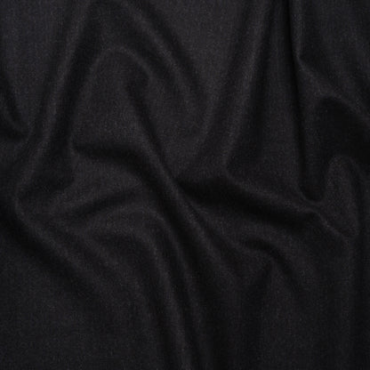 Super 130 Wool Suiting Made in Italy - Black and Navy Heathered - Deadstock