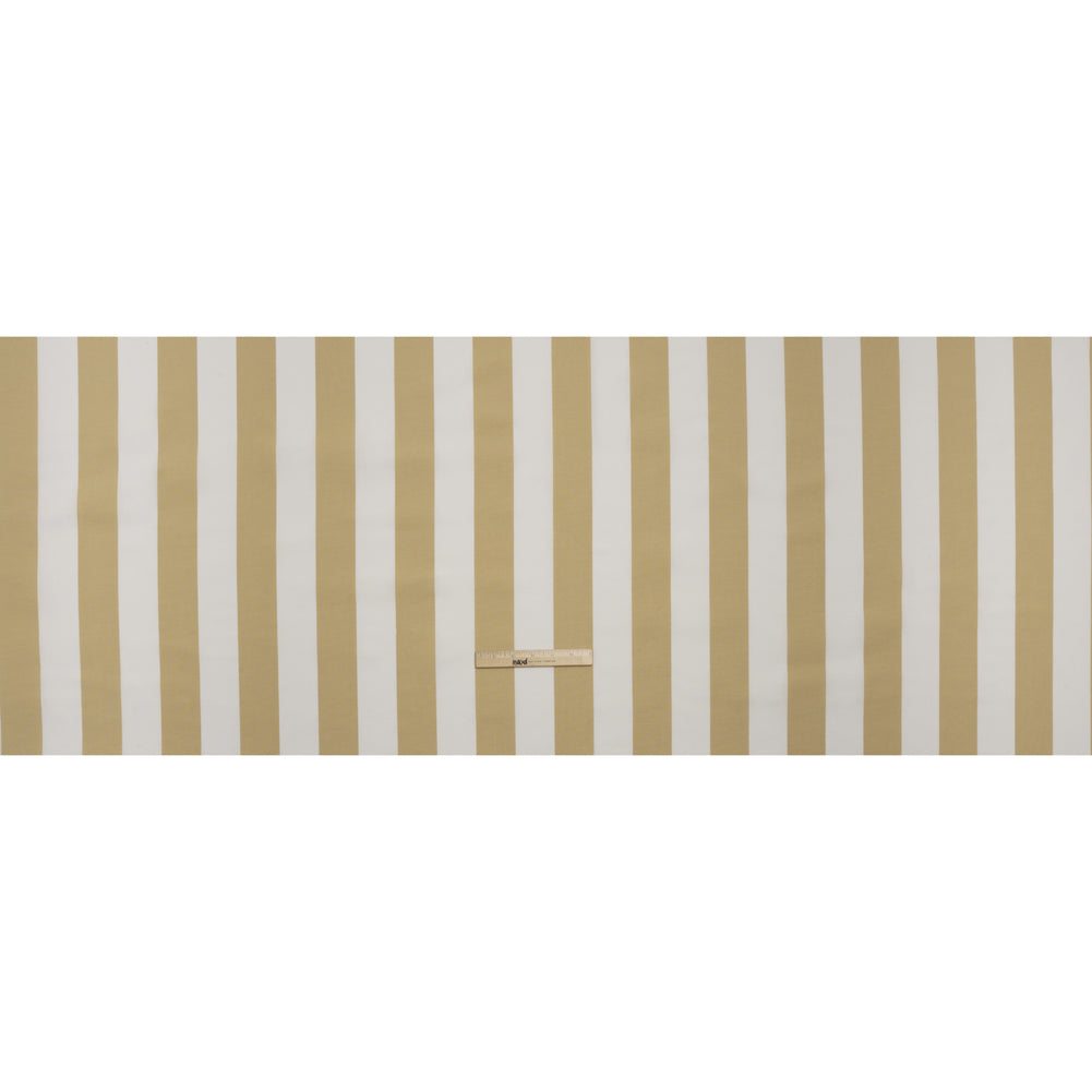 Outdoor Canvas - Beige and White Awning Stripes - Full
