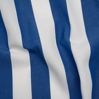Outdoor Canvas - Royal Blue and White Awning Stripes