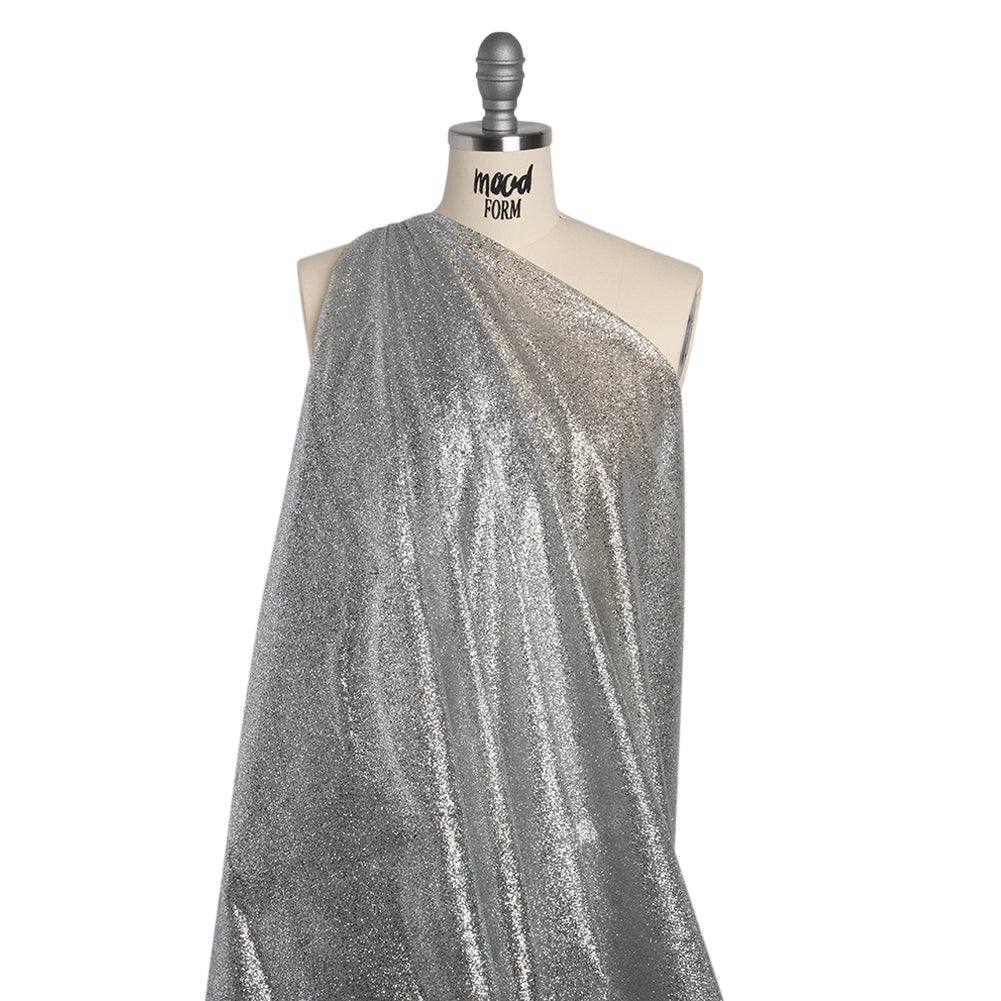 Glitter Tulle 5-yard Bundle - Silver - Drape