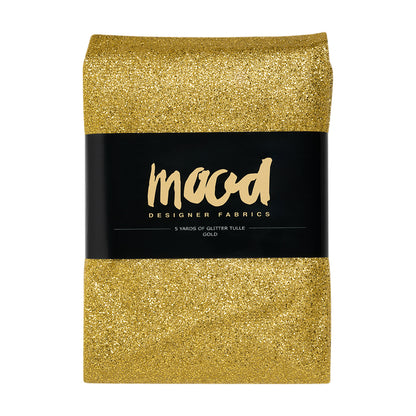 Glitter Tulle 5-yard Bundle - Gold