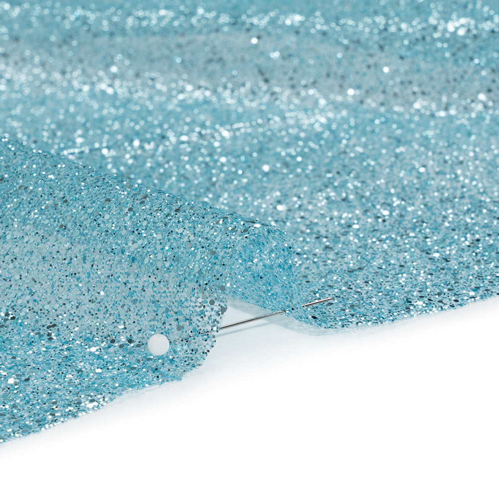 Glitter Tulle 5-yard Bundle - Baby Blue - Detail