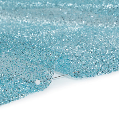 Glitter Tulle 5-yard Bundle - Baby Blue