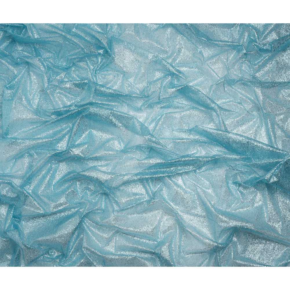 Glitter Tulle 5-yard Bundle - Baby Blue - Full