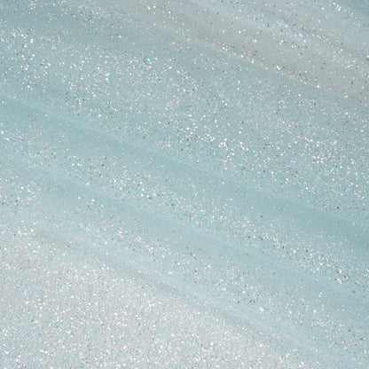 Glitter Tulle 5-yard Bundle - Clearwater Blue