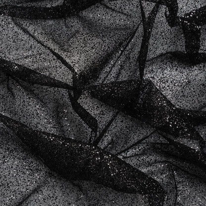 Glitter Tulle 5-yard Bundle - Black