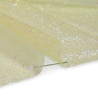 Glitter Tulle 5-yard Bundle - Pale Yellow