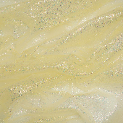 Glitter Tulle 5-yard Bundle - Pale Yellow