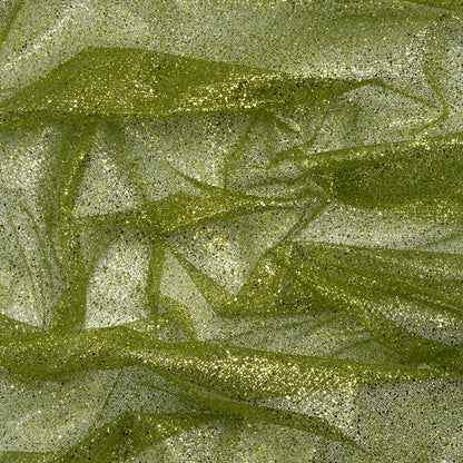 Glitter Tulle 5-yard Bundle - Lime