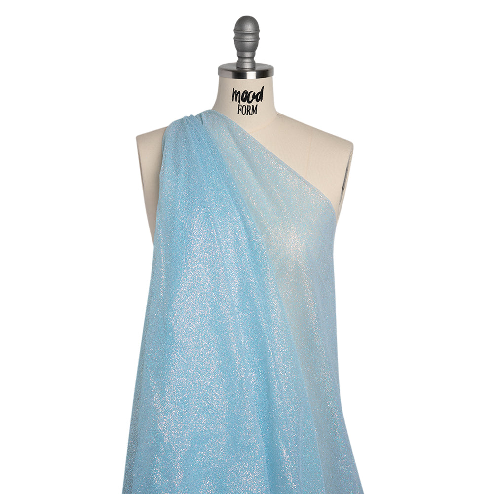 Glitter Tulle 5-yard Bundle - Sky Blue - Drape
