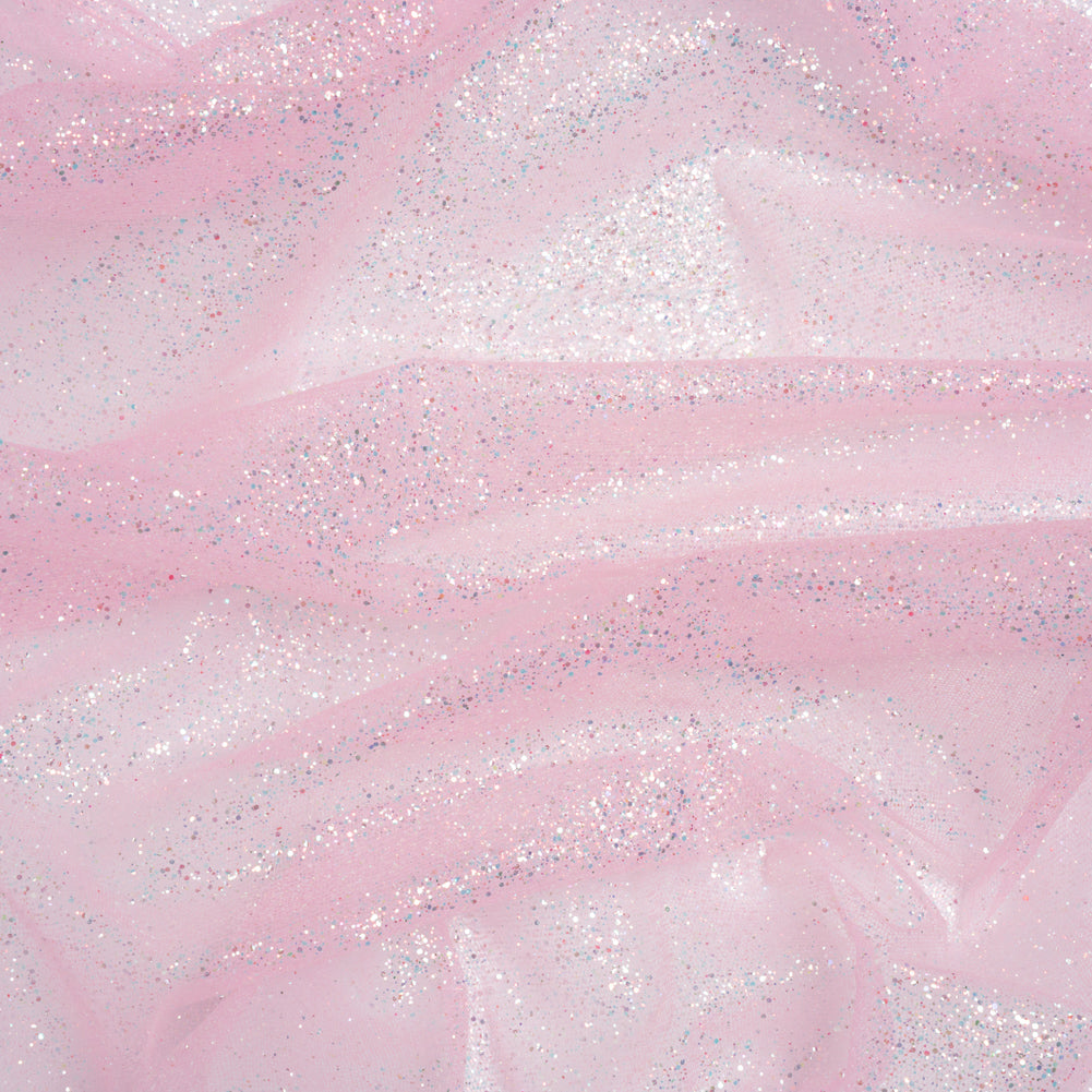 Glitter Tulle 5-yard Bundle - Pastel Pink