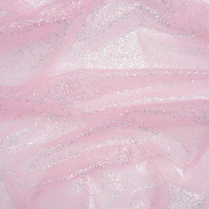 Glitter Tulle 5-yard Bundle - Pastel Pink