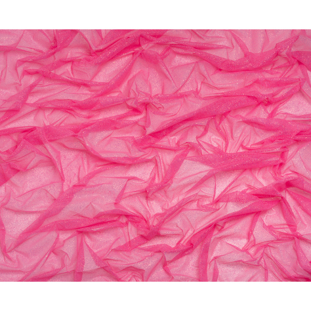 Glitter Tulle 5-yard Bundle - Hot Pink - Full