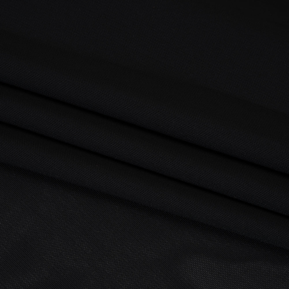 Nylon and Spandex Power Mesh - Black