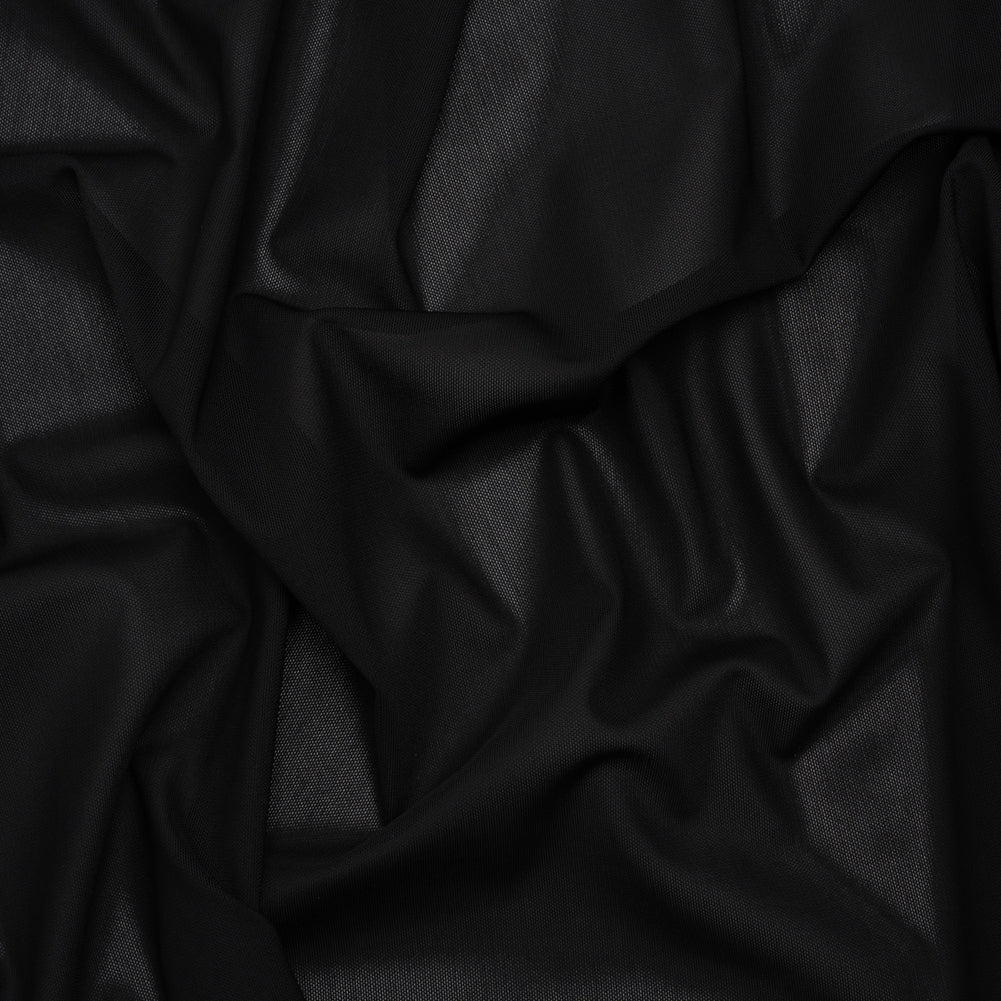 Nylon and Spandex Power Mesh - Black