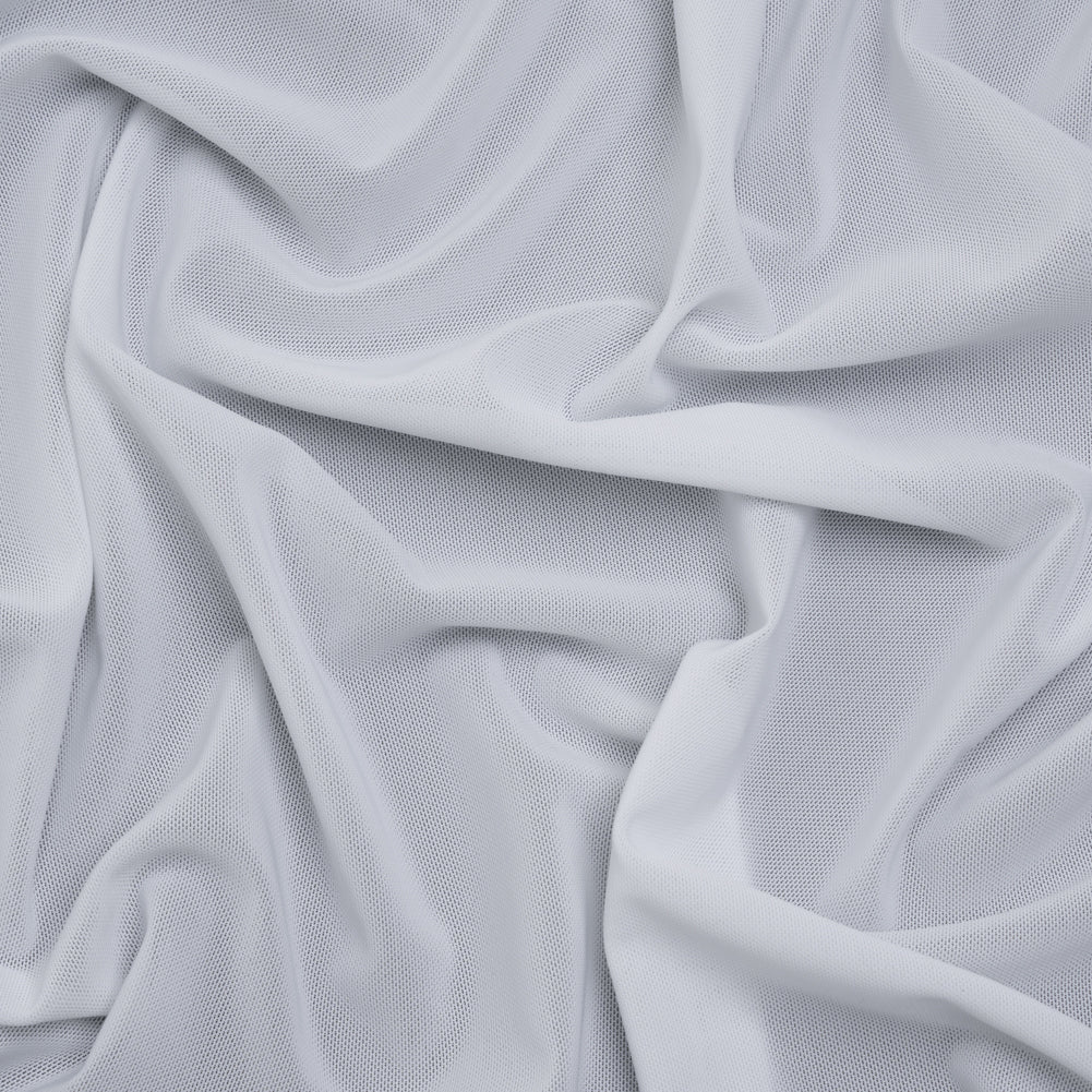 Nylon and Spandex Power Mesh - Snow White