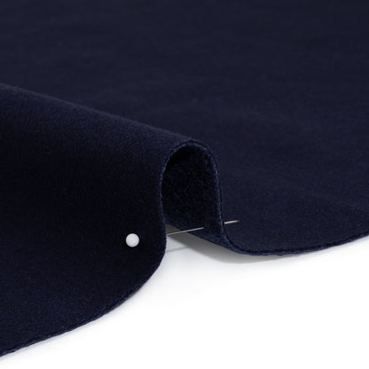 Cashmere Double Cloth Coating Made in Italy - Bright Navy - Deadstock